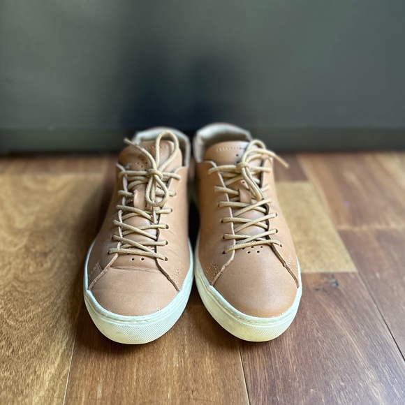 Lacoste L12.12 unlined leather tan sneaker -38 - Picture 2 of 13